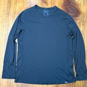 Patagonia Men's T-shirt L Capilene Cool Long Sleeve Lightweight Crew 45690 ZZ1